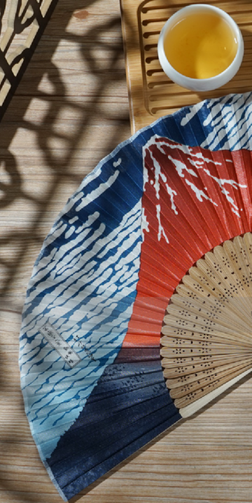 Fan mountain fuji 21x38cm weight 30g