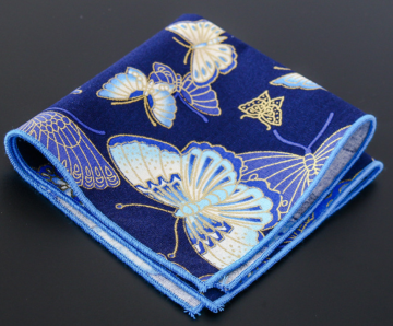 Handkerchief blue butterflies12g