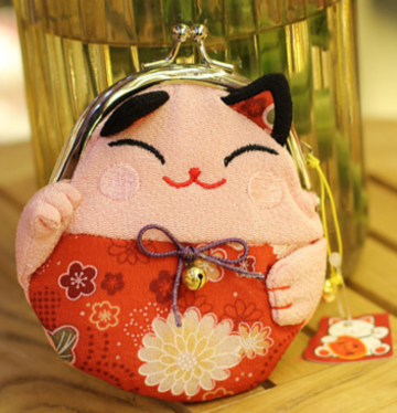 Wallet 2 red and pink