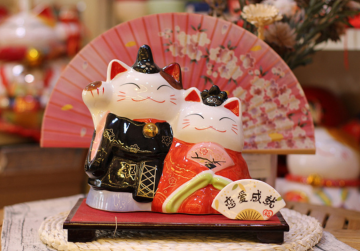 Wedding cat with background